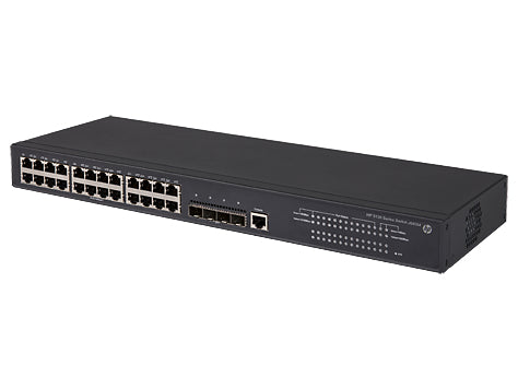 HPE FlexNetwork 5130 24G 4SFP+ EI Managed L3 Gigabit Ethernet (10/100/1000) 1U Black