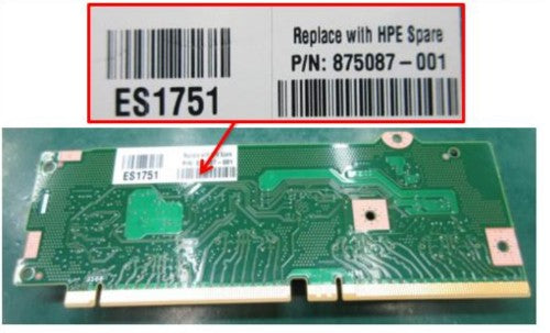 HPE 876242-B21 network equipment spare part
