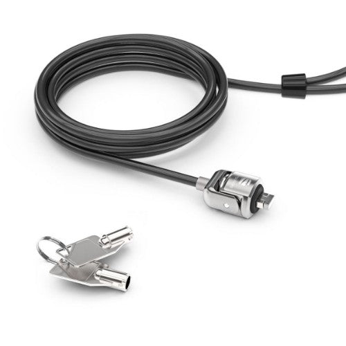 Compulocks T-bar Security Keyed Cable Lock Black
