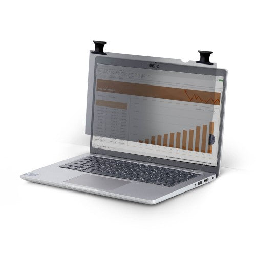 StarTech.com 13.3-inch 16:9 Bright Privacy Screen Filter with Touch, Flip-Over, 75% Light Transmittance, Anti-Glare Privacy Filter, +/- 30 Deg. View Angle