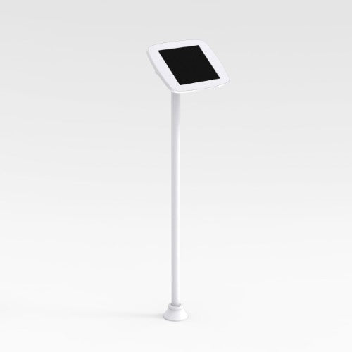 Bouncepad Floorstanding Slim | Apple iPad 7th Gen 10.2 (2019) | White | Exposed Front Camera and Home Button |