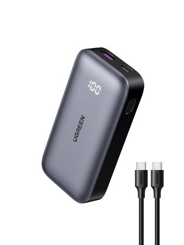 Ugreen 10000mAh Mini Powerbank Quick Charging 30W Grey
