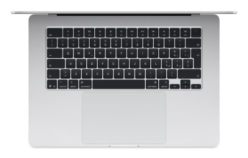 Apple MacBook Air Apple M M4 Laptop 38.9 cm (15.3") 16 GB 512 GB SSD Wi-Fi 6E (802.11ax) macOS Sequoia Silver