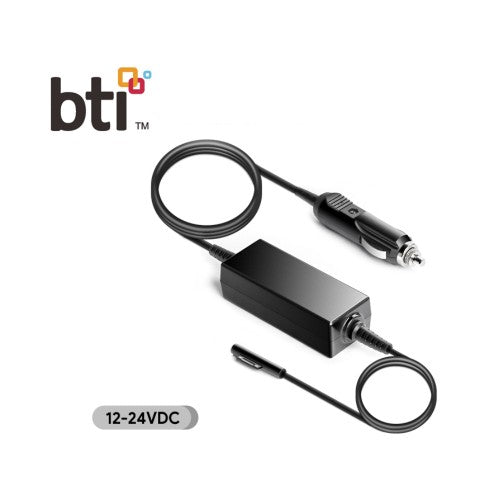 BTI 100W Car charger for Microsoft Surface Laptop Surface Book 1 and 2 Surface Pro 4 5 6 7 Surface Pro X