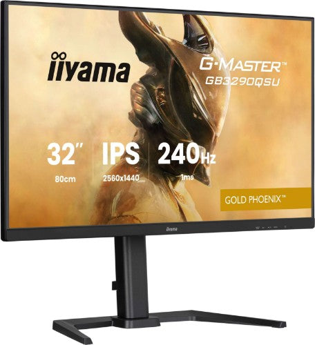 iiyama G-MASTER Dominate the game with the 32″ QHD Gold Phoenix GB3290QSU