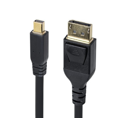 StarTech.com 10ft (3m) Mini DisplayPort to DisplayPort 1.4 Cable - 8K 60Hz/4K 120Hz HBR3 HDR, UHD mDP to DP 1.4 Cord, Ultra HD Monitor/Video Cable