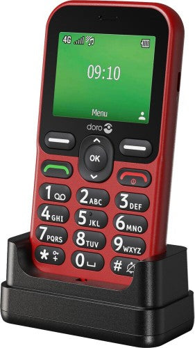 Doro Leva E10 6.1 cm (2.4") 118.9 g Red Senior phone