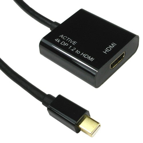 Cables Direct mini DP - HDMI 15cm 0.15 m Mini DisplayPort Black