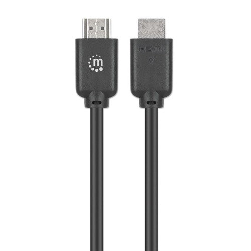 Manhattan HDMI 4K@60Hz Cable with Ethernet, 10m, Suitable for ALL 4K & 1080p/HD uses - when upgrading now or have it ready for when you need it, Male to Male, Black, Ultra HD 4k x 2k, Lifetime Warranty, Premium High Speed