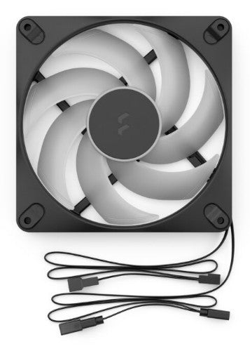 Fractal Design Dynamic 3 14 RGB 1800RPM 4 Pinos PWM Black (3-Pack)