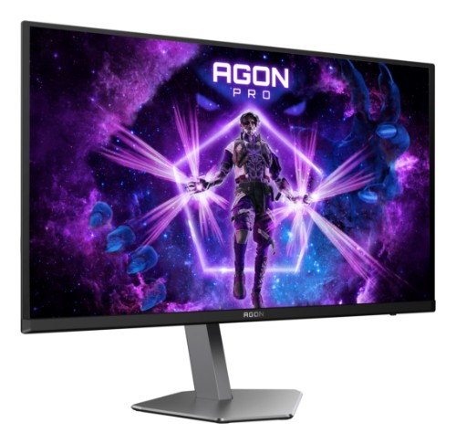 AOC AGON PRO AG276QZD2 computer monitor 67.3 cm (26.5") 2560 x 1440 pixels Quad HD QD-OLED Black, Grey