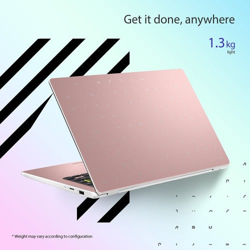 ASUS Vivobook Go 14 E410KA-EB997WS Intel® Celeron® N N4500 Laptop 35.6 cm (14") Full HD 4 GB DDR4-SDRAM 128 GB eMMC Wi-Fi 5 (802.11ac) Windows 11 Home in S mode Pink