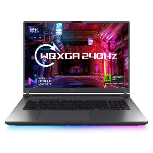 ASUS ROG Strix G18 G815LR-S9002W Intel Core Ultra 9 275HX Laptop 45.7 cm (18") WQXGA 32 GB DDR5-SDRAM 1 TB SSD NVIDIA GeForce RTX 5070 Ti Wi-Fi 7 (802.11be) Windows 11 Home Grey