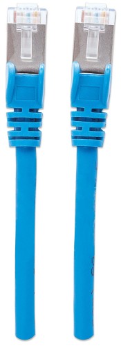 Intellinet Network Patch Cable, Cat6, 20m, Blue, Copper, S/FTP, LSOH / LSZH, PVC, RJ45, Gold Plated Contacts, Snagless, Booted, Lifetime Warranty