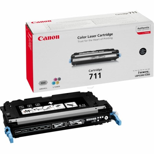 Canon 1660B002/711BK Toner cartridge black, 6K pages for Canon LBP-5300/5400