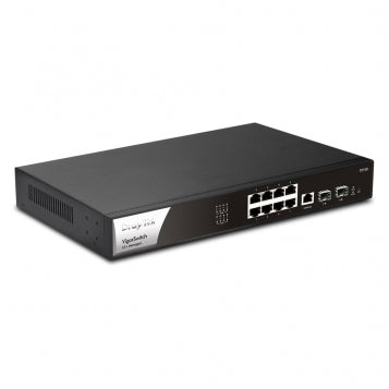 DrayTek P2100 Managed L2+/L3 Gigabit Ethernet (10/100/1000) Power over Ethernet (PoE) 1U Black, Silver
