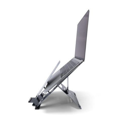 R-Go Tools Laptop stand R-Go Riser Document, ergonomic, foldable and adjustable stand with document holder, black