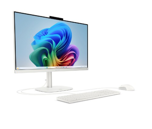 HP OmniStudio All-in-One Desktop Next Gen AI 24-cw0003na PC Copilot+ PC AMD Ryzen™ AI 5 60.5 cm (23.8") 1920 x 1080 pixels 16 GB DDR5-SDRAM 512 GB SSD Windows 11 Home Wi-Fi 6 (802.11ax) White