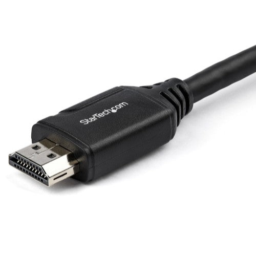 StarTech.com 6" (15cm) HDMI Port Saver Cable - 4K 60Hz High Speed HDMI 2.0 Extension Cable with Ethernet - Short HDMI Extension Cable - HDMI Male to Female Extension Adapter Cord