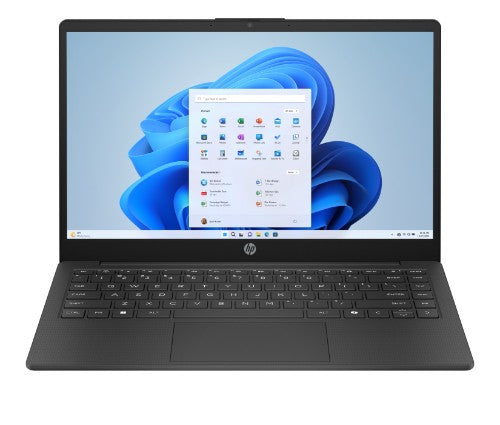 HP Laptop 14-ep2001na Intel® N N150 35.6 cm (14") HD 4 GB LPDDR5-SDRAM Wi-Fi 6 (802.11ax) Windows 11 Home Black