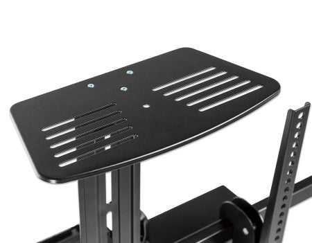 Manhattan Motorised Trolley Mount Stand for TV & Monitors, For screens: 60" to 100",VESA compatibility:all between 200x200 to 800x600mm -check the dimensions of the four mounting holes on back of screen to ensure it fits,Max 120kg,Height 1100 to 1600mm,LF