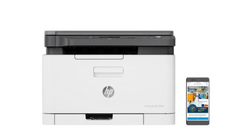 HP Color Laser Laser 178nw Wireless Multifunction Color Printer, Copier, Scanner; Duplex