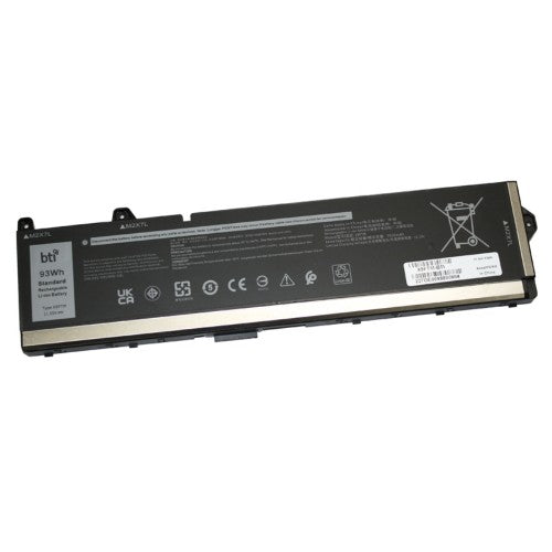 BTI 93Wh 6 cell CN-0965V4 compatible battery for DELL PRECISION 7670 091RP PRECISION 7780 PRECISION 7770 PRECISION 7680