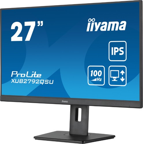 iiyama ProLite XUB2792QSU-B6 computer monitor 68.6 cm (27") 2560 x 1440 pixels Quad HD LED Black
