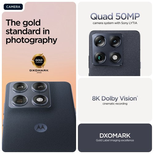Motorola signature 17.2 cm (6.78") Dual SIM Android 16.0 5G USB Type-C 16 GB 512 GB 5200 mAh Dark Blue