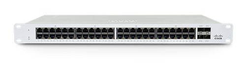 Cisco Meraki MS130-48P Managed L2 Gigabit Ethernet (10/100/1000) Power over Ethernet (PoE) 1U White