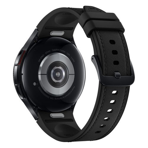 Samsung Galaxy Watch6 Classic SM-R965FZKAEUA smartwatch / sport watch 3.81 cm (1.5") OLED 47 mm Digital 480 x 480 pixels Touchscreen 4G Black Wi-Fi GPS (satellite)
