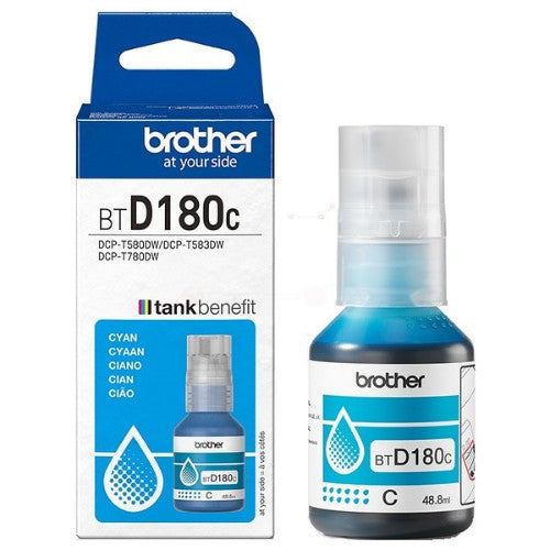 Brother BT-D180C Ink bottle cyan, 5K pages ISO/IEC 19752 48.8ml for Brother DCP-T 580 DW