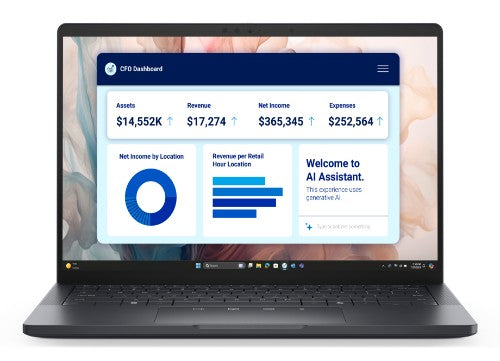DELL Pro 13 Premium PA13250 Copilot+ PC Intel Core Ultra 5 236V Laptop 33.8 cm (13.3") Full HD+ 16 GB LPDDR5x-SDRAM 512 GB SSD Wi-Fi 7 (802.11be) Windows 11 Pro UK English Grey