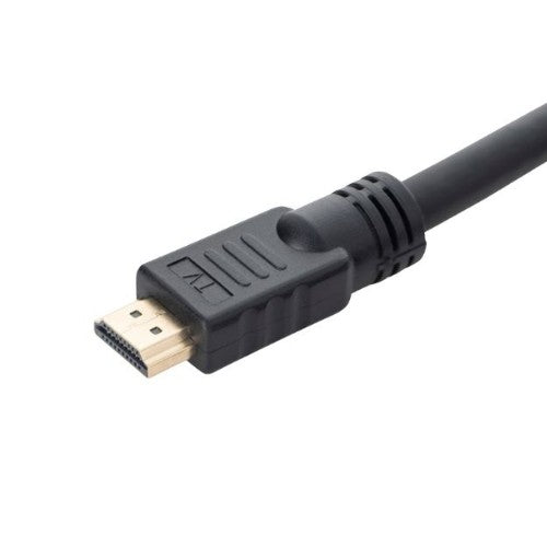 connektgear 20m HDMI V2.0 4K UHD Active Connector Cable - Male to Male Gold Connectors + Ferrite Cores