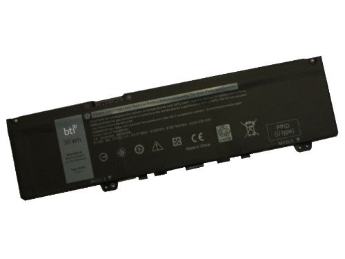 BTI 38Wh 3 cell F62G0 compatible battery for DELL INSPIRON 13 7370 INSPIRON 13 5370 INSPIRON 7380 INSPIRON 7386 2-IN 1 INSPIRON 7373 2-IN1