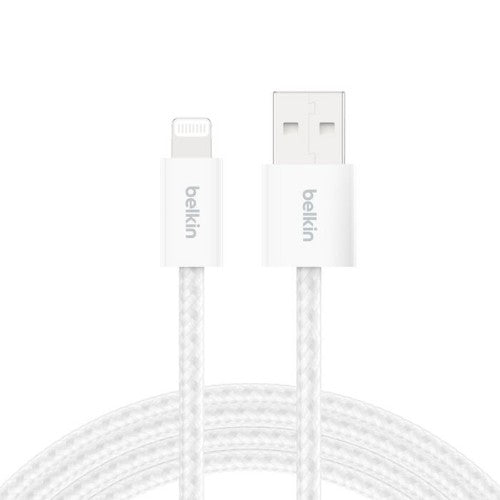 Belkin BoostCharge USB cable USB 2.0 USB A USB C/Lightning White