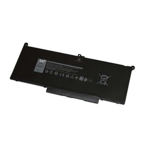 BTI Replacement battery for Dell Latitude 7280 7480 4 Cell 60Wh Battery Type F3YGT 2X39G
