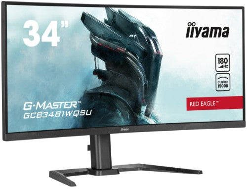 iiyama G-MASTER GCB3481WQSU-B1 computer monitor 86.4 cm (34") 3440 x 1440 pixels UltraWide Quad HD LCD Black