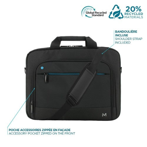 Mobilis The One 35.6 cm (14") Briefcase Black