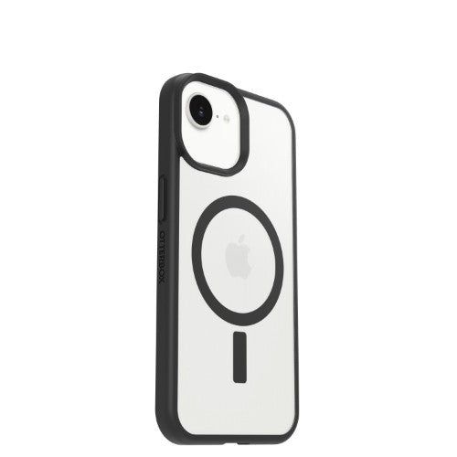 OtterBox React for MagSafe Series for Apple iPhone 17e/16e/15/14/13, transparent/black