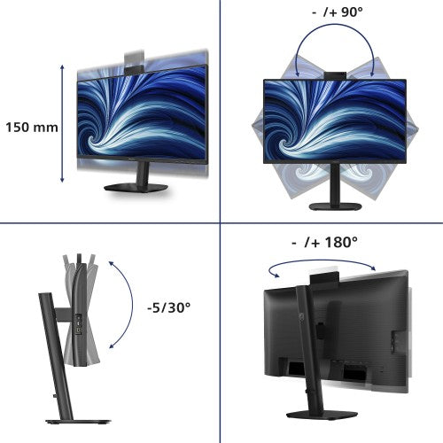 Philips 24B2U3301H/00 computer monitor 60.5 cm (23.8") 1920 x 1080 pixels