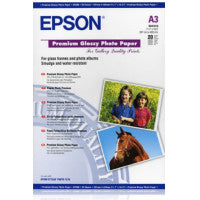 Epson Premium Glossy Photo Paper, DIN A3, 255g/m², 20 Sheets