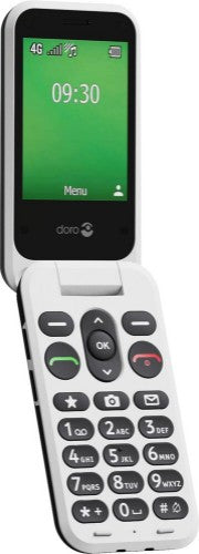 Doro Leva E30 7.11 cm (2.8") 142.7 g Black, White Feature phone