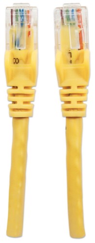 Intellinet Network Patch Cable, Cat6A, 30m, Yellow, Copper, S/FTP, LSOH / LSZH, PVC, RJ45, Gold Plated Contacts, Snagless, Booted, Lifetime Warranty