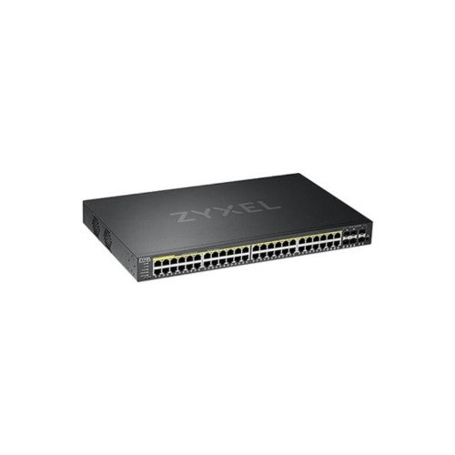 Zyxel GS2220-50HP-GB0101F network switch Managed L2 Gigabit Ethernet (10/100/1000) Power over Ethernet (PoE) Black
