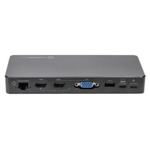GroupGear USB 3.2 Type C Desktop Dual Screen Docking Station with 100W PD