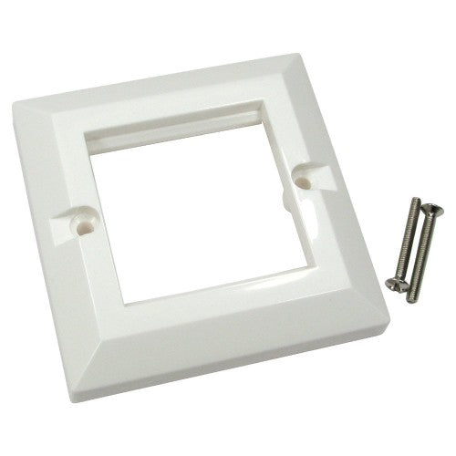 Cables Direct Dual Port Faceplate White