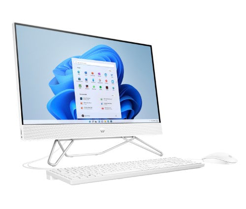 HP 24-cb1041na Bundle Intel® Core™ i5 i5-1235U 60.5 cm (23.8") 1920 x 1080 pixels All-in-One PC 8 GB DDR4-SDRAM 256 GB SSD NVIDIA GeForce MX450 Windows 11 Home Wi-Fi 5 (802.11ac) White