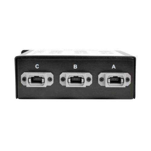 Tripp Lite N484-3M8-LC12 40/100Gb Breakout Cassette, 40Gb to 4 x 10Gb, 100Gb to 4 x 25Gb, (x3) 8-Fiber MTP/MPO to (x12) LC Duplex, Type-B Polarity