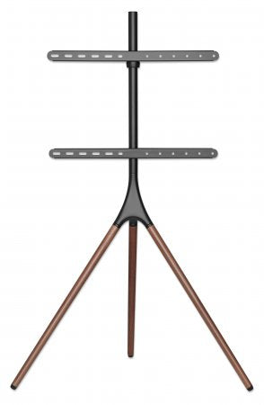 Manhattan Tripod Floor Mount for TV & Monitors, Stand Assembly, For screens: 37" to 65", VESA compatibility: all between 200x200 to 600x400mm - check the dimensions of the four mounting holes on back of screen to ensure it fits, Max 32kg, Black, LFD, Brac